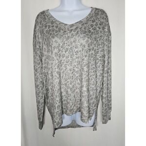 Spirit Jersey Women's Cheetah Print Long Sleeve Lightweight Sweater Size Small